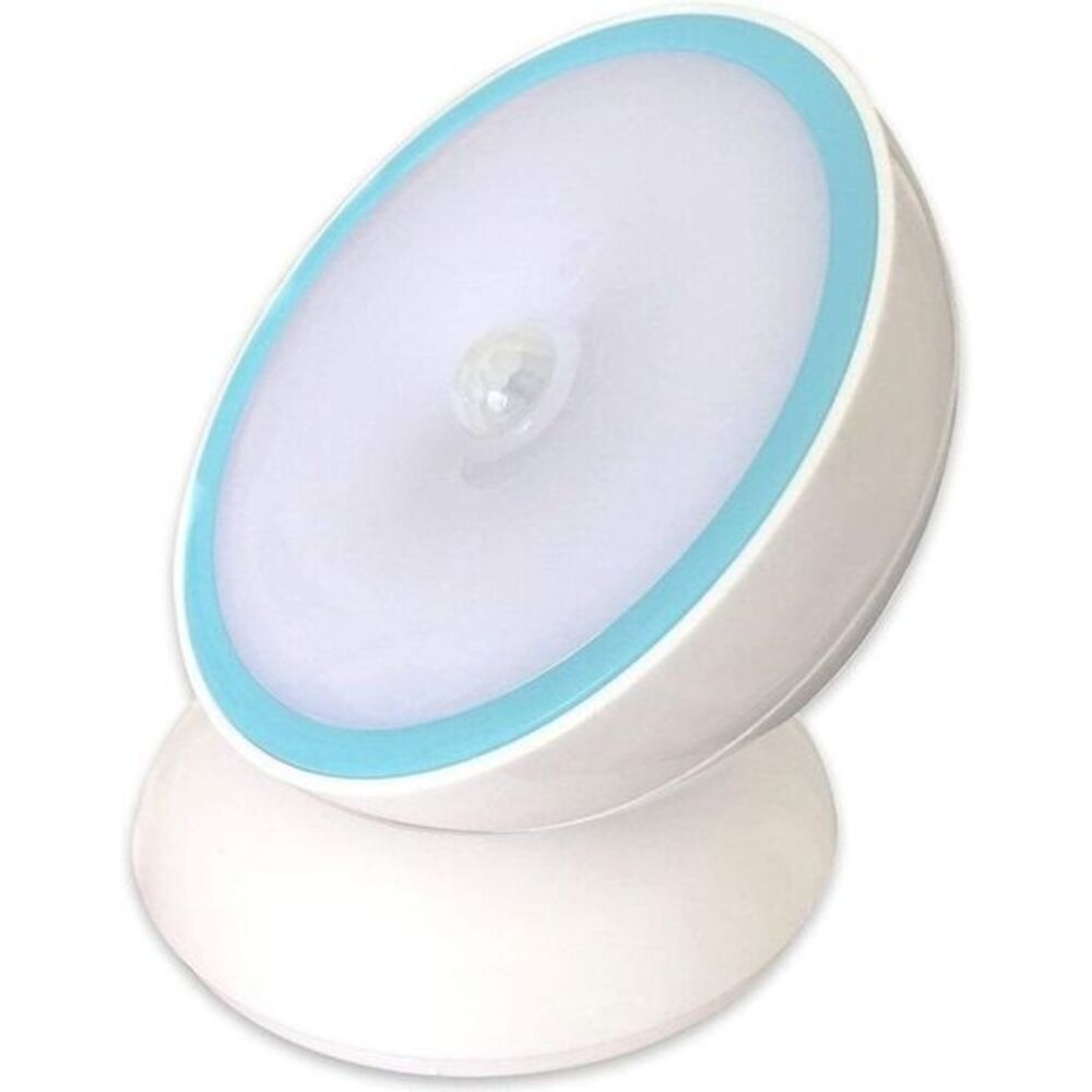Night Light Motion Sensor [Battery‎ Powered] with Rotating Base for Indoor Use